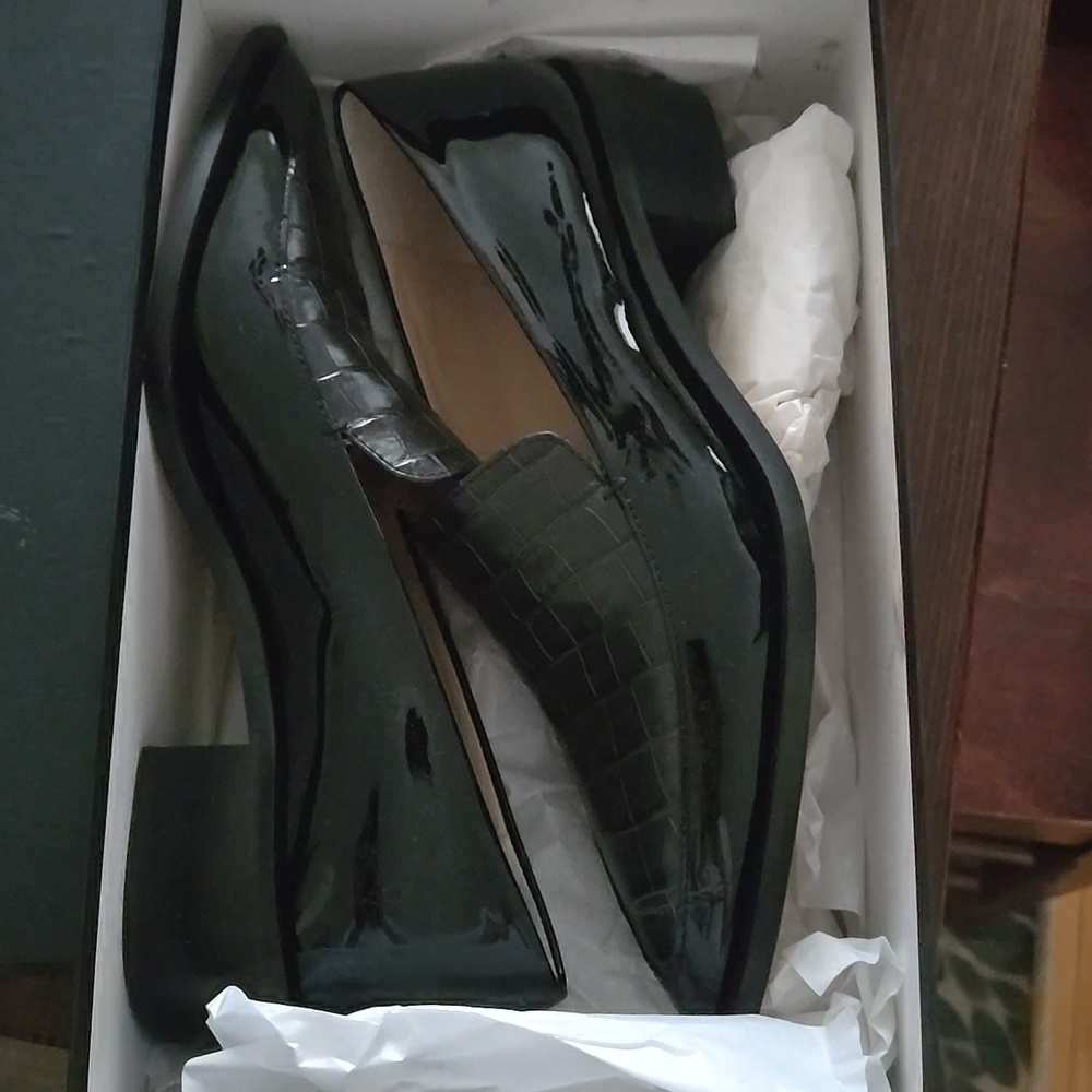 Black Patent Loafers